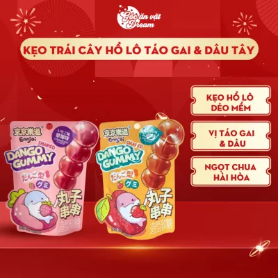 Đồ Ăn vặt Kẹo Hồ Lô Táo Gai và Dâu Tây, Snack Kẹo Trái Cây/Kẹo Bạc Hà/Kẹo Mút Chua Ngọt Ăn Vặt Nội Địa Trung