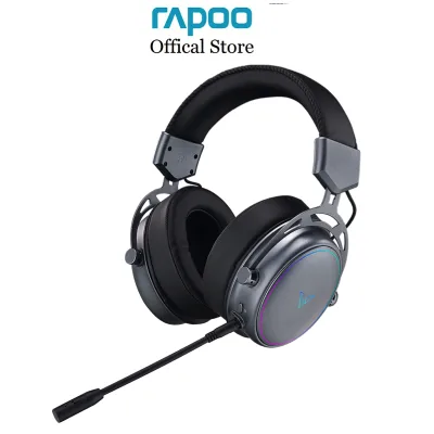 Tai Nghe Gaming Không Dây Rapoo VH800 âm thanh kép Dual Mode, led RGB, pin sạc, kết nối Bluetooth/Usb 2.4Hz