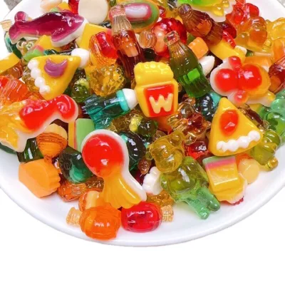 1Kg Kẹo Dẻo Chip Trái Cây 4D Mix Vị Thơm Dai Ngọt ngậy, Sỉ Bánh Kẹo Tết