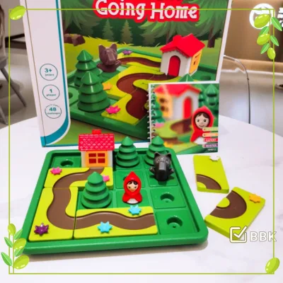 Little Red Riding Hood và Big Big Grey Wolf Board Game Trẻ em Tư duy logic Huấn luyện trí thông minh Đồ chơi giáo dục Trò chơi khác nhau