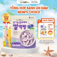 Bánh Ăn Dặm Hữu Cơ Cho Bé Từ 6M Mom’s Choice bánh gạo hữu cơ Hàn Quốc Mềm Tan Dễ Ăn Aladdin Vina