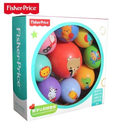 FisherPrice F0907 Bộ bóng nhận thức kỹ thuật số Bé tay nắm bóng Hộp quà tặng đồ chơi trẻ em