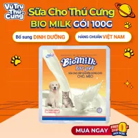 Sữa Bio Milk cho Chó Mèo 100g, cung cấp dinh dưỡng cho Mèo con