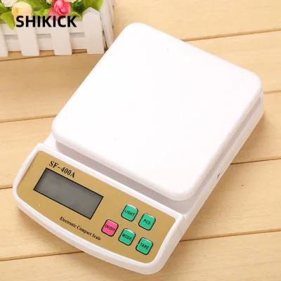 Cân điện tử kỹ thuật số SHIKICK, Cân nhà bếp màn hình LCD 10kgx1g, Đèn nền LED chính xác 1g Cân chính xác Cân trọng lượng trái cây Sử dụng nhà bếp