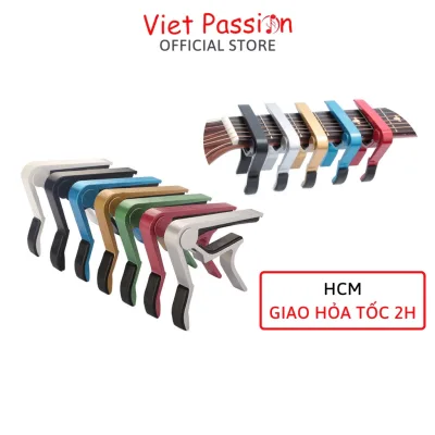 Kẹp capo guitar Dài cho classic acoustic ukulele Kim Loại lên tông hạ tông dùng cho mọi loại đàn ghita Viet Passion HCM