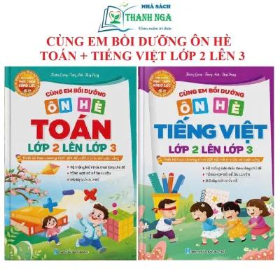 Sách Cùng Em Bồi Dưỡng Ôn Hè Toán Và Tiếng Việt Lớp 2 Lên Lớp 3 Bạch Anh Store