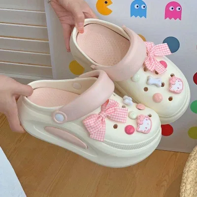 Dép Sục Dopamine Baotou Độn Đế - Dép Bánh Mỳ Tăng Chiều Cao Nam Nữ Size 36-41 giayzep.store-SBT