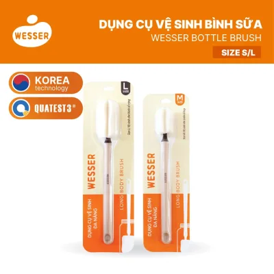 Dụng cụ vệ sinh bình sữa Wesser 1 đầu (Size M/L)