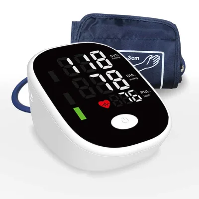 Bp-S01 Digital Heart Rate Blood Pressure Monitor for the Family, Japanese Electronic Blood Pressure Monitor with Modern Technology, Clear Lcd Screen, Heart Rate Measurement, Fast Results Display - Accurate - Easy to Use, Suitable for the Elderly.
