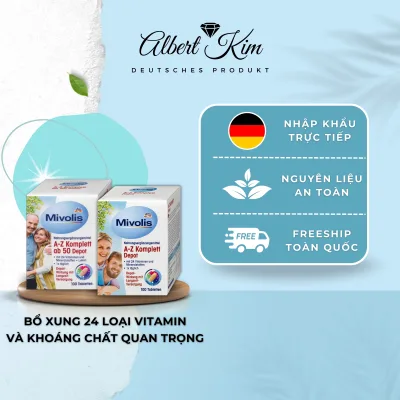 Viên uống vitamin tổng hợp a-z depot mivolis - Nội địa Đức - 100 viên