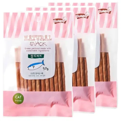 Đồ ăn nhẹ tự nhiên Good Day Cat Snack 50g - Ít béo / Cá ngừ & Gà giàu Protein / Đồ ăn nhẹ dinh dưỡng cho thú cưng mọi lứa tuổi / Khuyến nghị đồ ăn nhẹ tốt cho sức khỏe