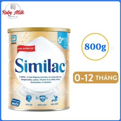 Similac 5g Powdered Milk No. 0+ Can 800g (for Babies 0-12 Months)