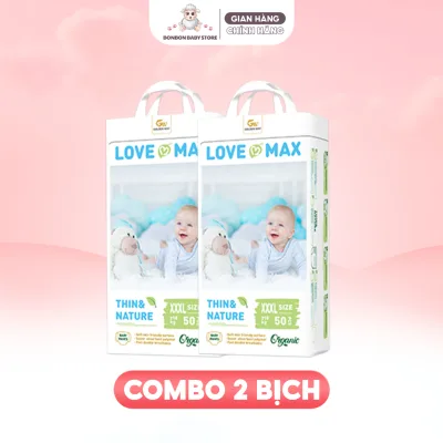 Tã Bỉm Dán Quần LOVE MAX Mềm Mại, Siêu Thấm Hút, Chống Hăm An Toàn Cho Bé