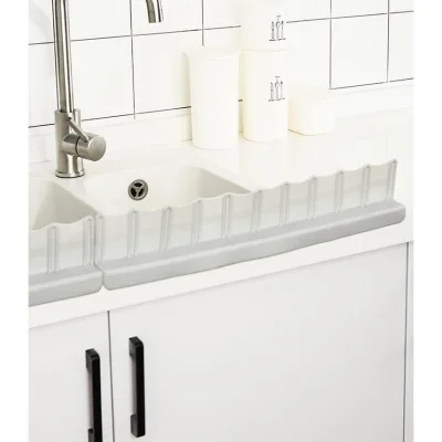 Miếng Chắn Bắn Nước Bồn Rửa nhà bếp (bộ 2 cái xám)