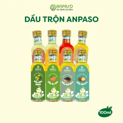 Dầu Ăn Dặm Cho Bé Anpaso 50ml và 100ml- Dầu chiên xào 100ml nhiều vị (2)