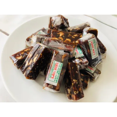1 Kg kẹo chuối tươi gừng đậu mè lâm diệu- đồ ăn vặt-tết-ăn vặt-bánh mứt tết