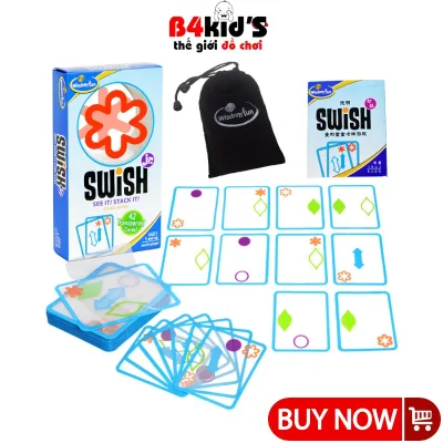 Board game xếp hình thẻ không gian 3D rèn luyện tư duy logic sáng tạo thông minh B4KIDS - L12