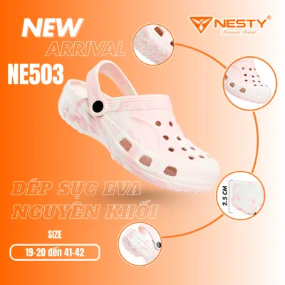 Dép Sục NESTY Màu Hồng Loang Êm Nhẹ, Chống Trơn Trượt