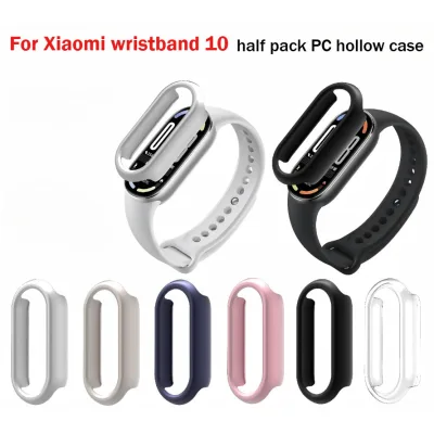 Ốp Lưng Rỗng Cho Xiaomi Mi Band 10 9 8 NFC PC Cứng Cho Xiaomi 10 Ceramic Version 9 8 NFC Vỏ Bảo Vệ