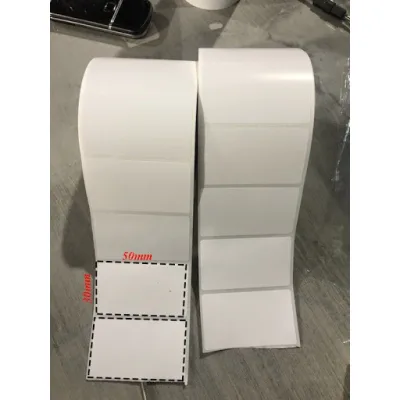 Giấy in tem trà sữa 50x30 40x30 58x40 in nhiệt in tem nhãn cân điện tử