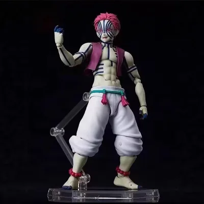 15cm Anime Demon Slayer Figma Sp-146 Akaza Hakuji Nhân Vật Hành Động Mười Hai Kizuki Hình Đồ Chơi Trang Trí Bộ Sưu Tập Mô Hình Búp Bê Quà Tặng
