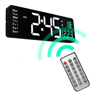 Katla Store HCM Đồng Hồ Treo Tường DIGI Week (Remote)