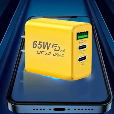 Sạc nhanh 65W + Cáp sạc 4in1 - Bảo hành 6 tháng - Phụ kiện công nghệ - Sạc Điện Thoại,
