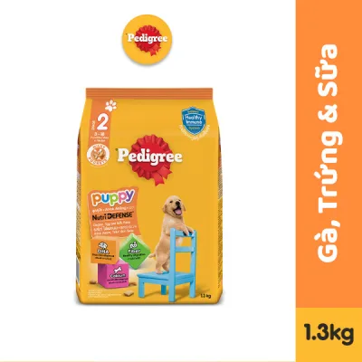 Pedigree Dry Granular Food for Puppies with Chicken, Egg, and Milk Flavor