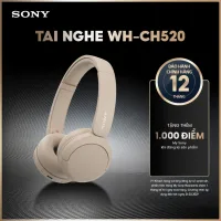 Tai nghe bluetooth Sony WH-CH520 siêu nhẹ 147g đeo thoải mái, chỉnh EQ qua app, nhiều màu thời trang