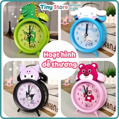 Đồng Hồ Báo Thức Cho Bé Chuông Đôi Cute, Đồng Hồ Hoạt Hình Ngộ Nghĩnh BB3, Đồng Hồ Xem Giờ Để Bàn SP000660