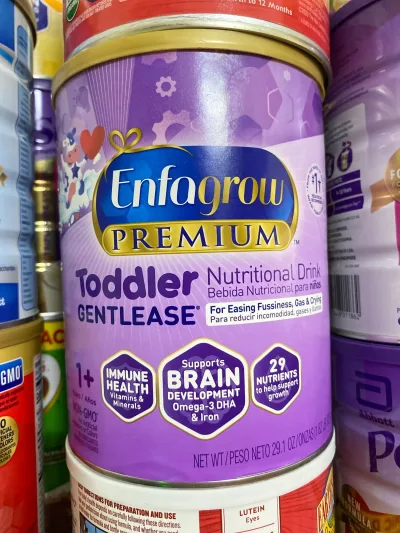 Sữa Enfagrow lon tím Premium Toddler Gentlease 825g cho bé 1+