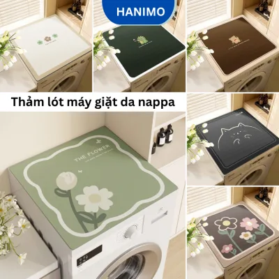 Thảm lót bảo vệ máy giặt 50x50cm & 60x60cm, thấm hút nước tốt, chống trơn trượt - HANIMO HA12