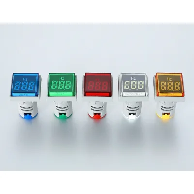 Vôn kế , Ampe kế điện tử - Đèn LED hiển thị dòng điện, Điện áp ( vôn ) phi 22mm
