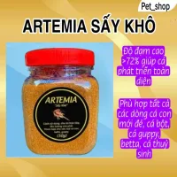 ARTEMIA sấy khô, giàu dinh dưỡng - TOP 1 thức ăn cho cá con, 20-200g.