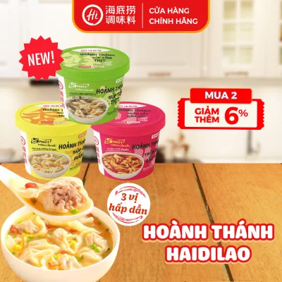 Hoành Thánh Tươi Haidilao Nhân Ngon Vỏ Mỏng, Tiện Lợi Dễ Mang Theo