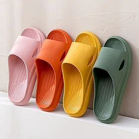 Dép Xốp Sọc Đi Trong Nhà Êm Nhẹ Chống Trượt – Dùng Văn Phòng, Nhà Tắm Nam Nữ Unisex