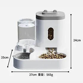 TẶNG 2 SÚP - BÌNH ĂN UỐNG TỰ ĐỘNG HÌNH TAI MÈO DÀNH CHO THÚ CƯNG