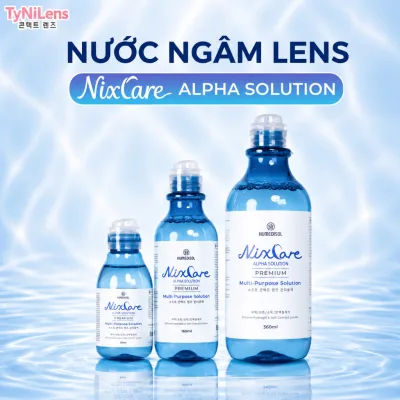 Nước Ngâm Lens Ngâm Kính Áp Tròng NixCare Hàn Quốc 80ml 160ml 360ml