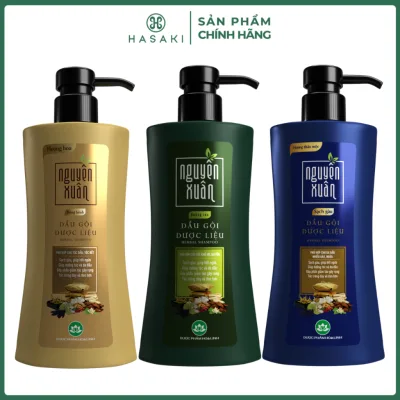 Dầu Gội Dược Liệu Nguyên Xuân Dưỡng Tóc Mềm Mượt 350ml Herbal Shampoo Hasaki Sản Phẩm Chính Hãng