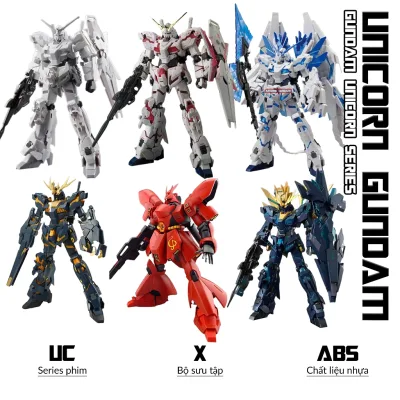 Mô hình Unicorn Series, Bộ sưu tập, Đồ chơi lắp ráp nhựa