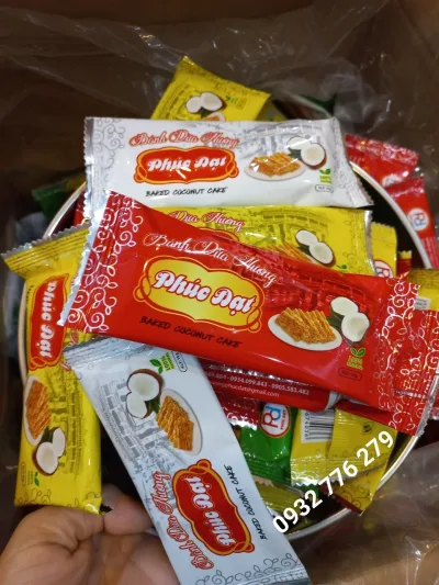 1kg BÁNH DỪA NƯỚNG PHÚC ĐẠT - đặc sản Quảng Nam - Giòn - Thơm - Ngon - - bánh kẹo ăn vặt - bánh kẹo tết Shop Haimy muasamnhanh