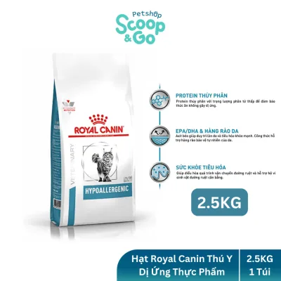 Thức Ăn Hạt Royal Canin Hypoallergenic Cho Mèo Bị Dị Ứng Thức Ăn & Kén Ăn