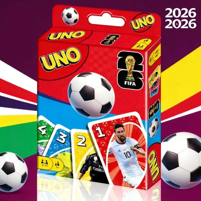2026 Bóng Đá World Cup UNO Game Cards Poker Để Bàn Giảm Căng Thẳng Cổ Điển Đảng Ban Trò Chơi Xếp Hình Giải Trí