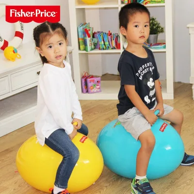 FisherPrice F0706 Quả bóng nảy hình quả trứng dày trẻ em Quả bóng nảy nam nữ Bóng đồ chơi bơm hơi trẻ em