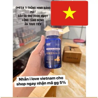 Dầu cá 80v/lọ- Thực phẩm chức năng tăng đề kháng, bổ sung vitamin khoáng chất cho mèo chó