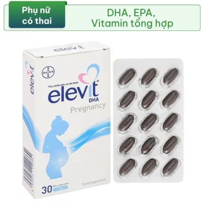 Elevit Mẹ Bầu trước trong sau sinh bổ sung Vitamin tổng hợp, DHA, EPA khoáng chất, giảm Sảy Thai, hỗ trợ Sức Khỏe ND