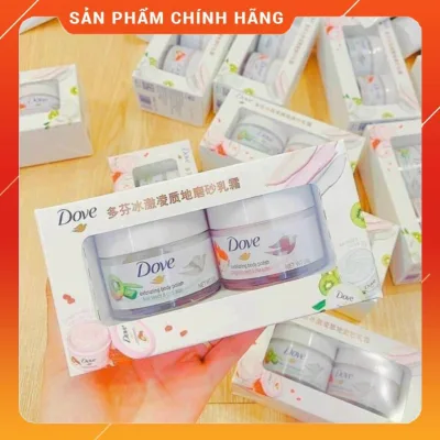 {Chính hãng} (giá sỉ) Sét 2 hộp Tẩy da chết Body Dove Chăm Sóc Da Dưỡng Trắng Cấp Ẩm 100ml