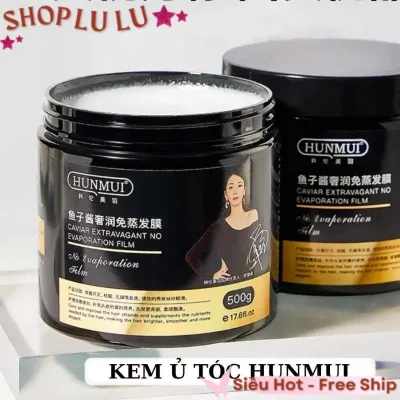 (LL) Kem Ủ Tóc Hunmui 500g Chăm Sóc Mềm Mượt , làm dày , bồng bềnh tóc