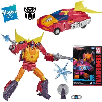 Hasbro Transformers Studio Series SS86 04 AUTBOT HOT ROD 18Cm Voyager Class Action Figure Mô hình sưu tầm