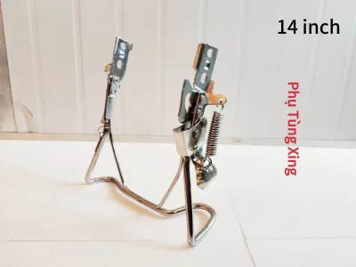 chân chống xe điện 14inch, chân chống đôi sau xe đạp điện, phụ tùng xe máy điện, phụ kiện chân chống đứng